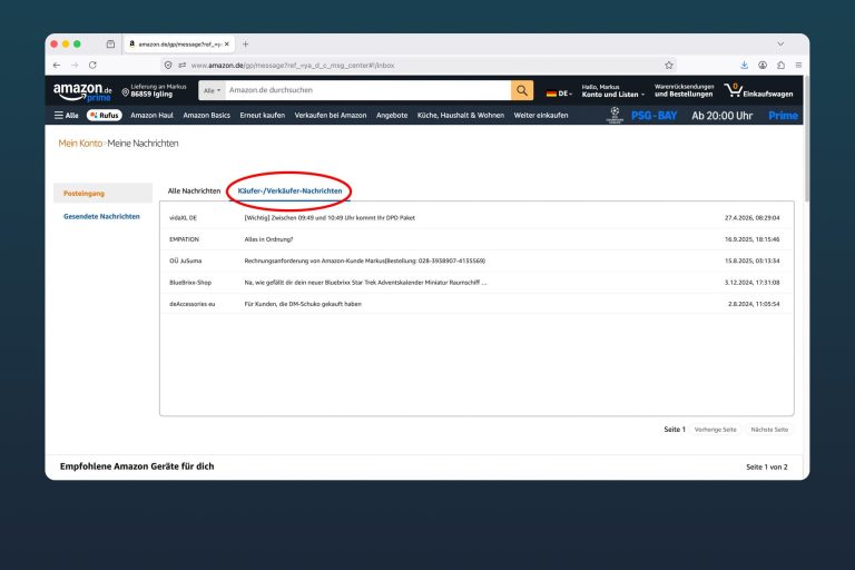 Ihr Amazon Konto Ihr Amazon Konto