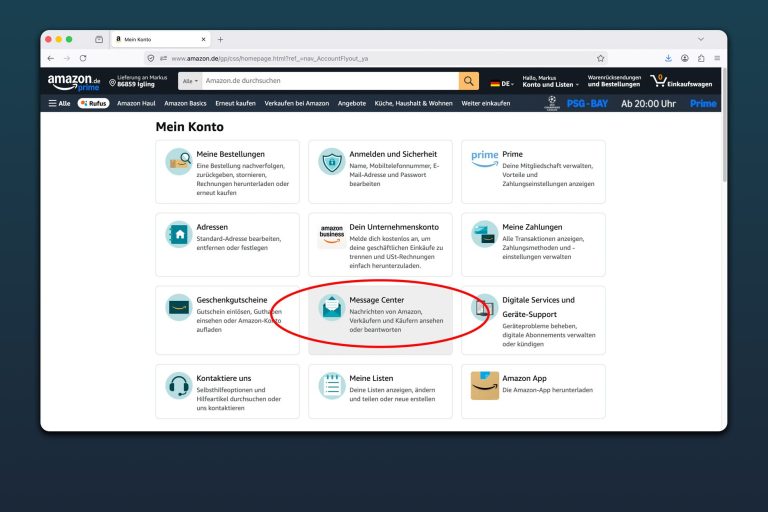 Ihr Amazon Konto Ihr Amazon Konto