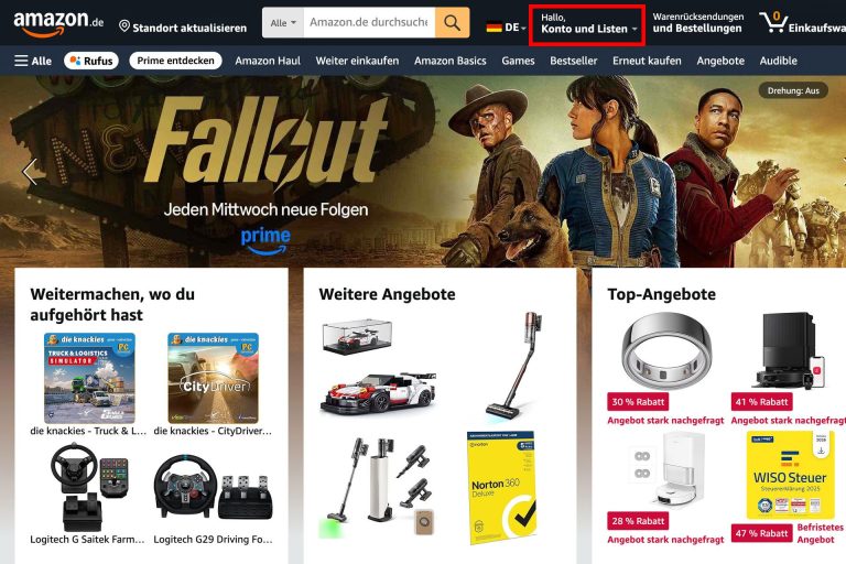Ihr Amazon Konto Ihr Amazon Konto